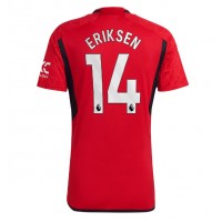 Moški Nogometni dresi Manchester United Christian Eriksen #14 Domači 2023-24 Kratek Rokav